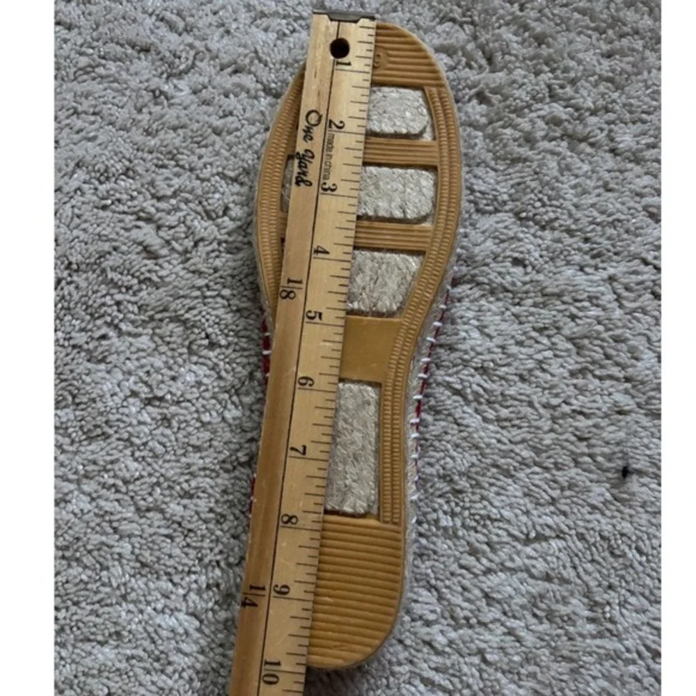 Diegos Authentic Canvas Espadrilles French Stripes Women US 8 EU38 Made in Spain